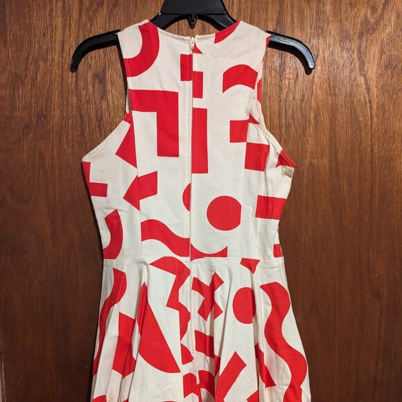 Dusen Dusen geometric skater dress (size 8) - Picture 2 of 5